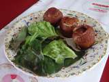 Nonnettes fourrées au soumaintrain et salade à la moutarde au pain d’épices