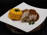 Paleron de veau et flan de butternut