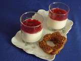 Panna cotta à la confiture de pétales de rose de Monique