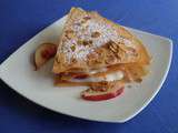 Pastilla aux nectarines et aux amandes