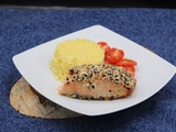 Pavés de saumon rôtis au sésame