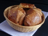 Petits pains au chocolat briochés