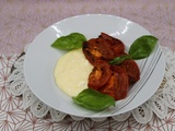 Polenta crémeuse aux tomates rôties