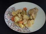 Poulet au chou vert et pommes de terre