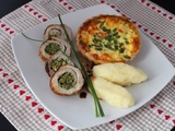 Roulade de veau au pesto