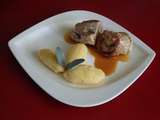 Saltimbocca de veau au comté et polenta au comté