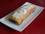 Strudel au chocolat et aux poires caramélisées