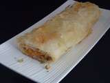 Strudel aux abricots et pistaches