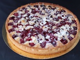 Tarte amandine aux framboises