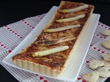 Tarte aux asperges et au parmesan