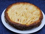 Tarte briochée aux pommes et crème pâtissière