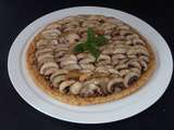 Tarte feuilletée aux champignons de Paris de Cyril Lignac