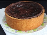 Tarte flan au chocolat