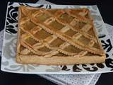 Tarte Linzer à la rhubarbe