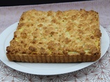 Tarte pâtissière à la rhubarbe