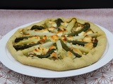 Tarte rustique aux asperges et chèvre