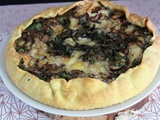 Tarte rustique champignons Comté