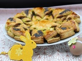 Tarte soleil pour l’apéritif au pesto d’ail des ours