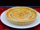 Tarte spirale aux légumes d’été