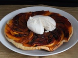 Tarte tatin au potimarron et burrata