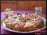 Brioche décadante à la cannelle, vanille et noix de Pecan  sublimé par l’huile essentielle