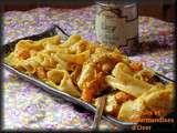 Parpadelle à la courge butternut au poulet et au curry de Madras