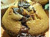 Muffins au chocolat carambar