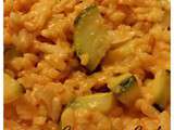 Risotto à la tomate et aux courgettes - recette tupperware