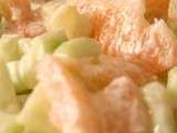 Salade concombre - pamplemousse