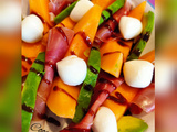 Salade estivale melon/avocat