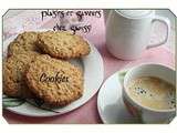 Cookies Croquants aux flocons d'avoine et pépite de chocolat