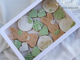 Biscuits de naissance décorés en pâte à sucre