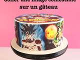 Comment coller une image comestible sur un gâteau