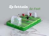 Gâteau d’anniversaire Terrain de foot