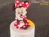 Modelage Minnie en pâte à sucre