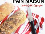 Pain maison facile sans pétrissage