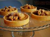 Tarte à la compote et son Crumble Noisette - Cannelle