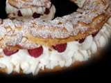 Sous des airs de Paris-Brest, la framboise enfile sa couronne