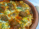 Tajine de Kefta aux oeufs