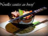 Nouilles sautées au boeuf