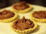 Tartelettes à la ganache montée chocolat au lait