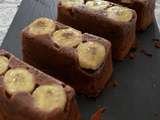 Mini cake chocolat banane