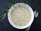 Sauce fromage blanc à la moutarde à l’ancienne, miel et estragon