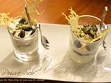 Verrine de mousse de Maroilles et graines de courge