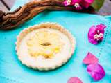 Tartelette tropicale: ananas coco et basilic citron