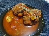 Boulettes de viande sauce aigre-doux au Cookéo