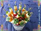 Bouquet de Brochettes Tomates/ Ossau iraty