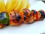 Brochettes de poulet au paprika