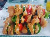 Brochettes de poulet paprika curry