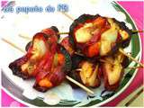 Brochettes de Saint-Jacques au chorizo